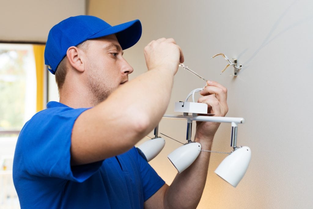 LED downlight installation